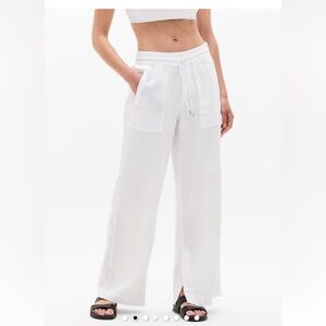 Athleta Retreat Linen Wide Leg Pant